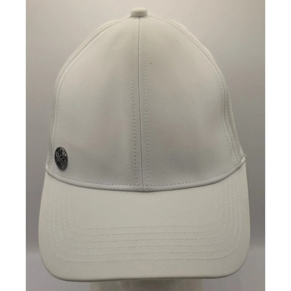 GAIAM Women's White Perforated‎ Baseball Cap Strapback Casual lightweight Hat